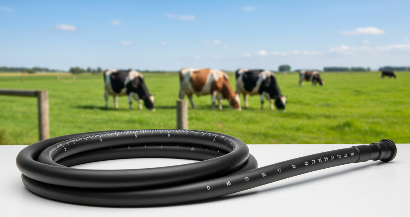11-Rubber Cow Gastric Lavage Tube Specifications Diameter, Length and Flexibility Requirements for Adult Dairy Cattle