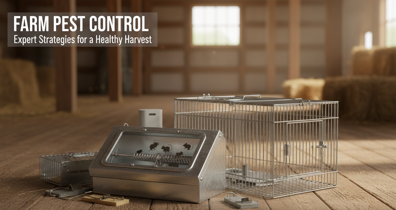 16-Animal Traps and Cages for Farm Pest Control Multi-Catch Mouse Traps and Live Capture Cage Specifications