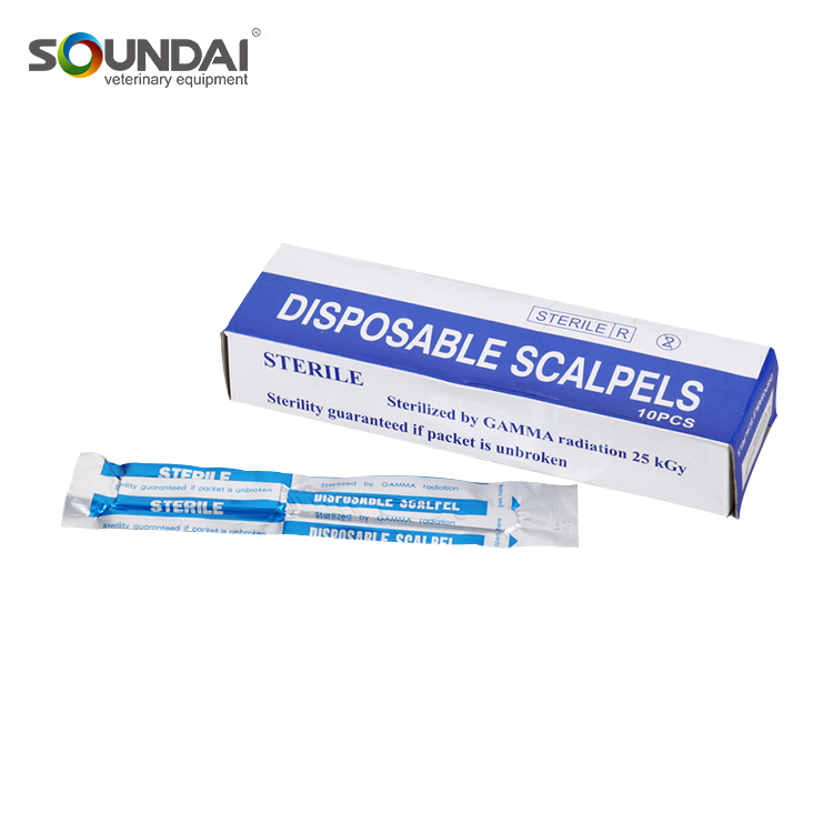 Veterinary disposable Sterile Scalpel