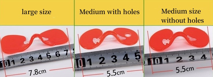 Comparison diagram of chicken glasses