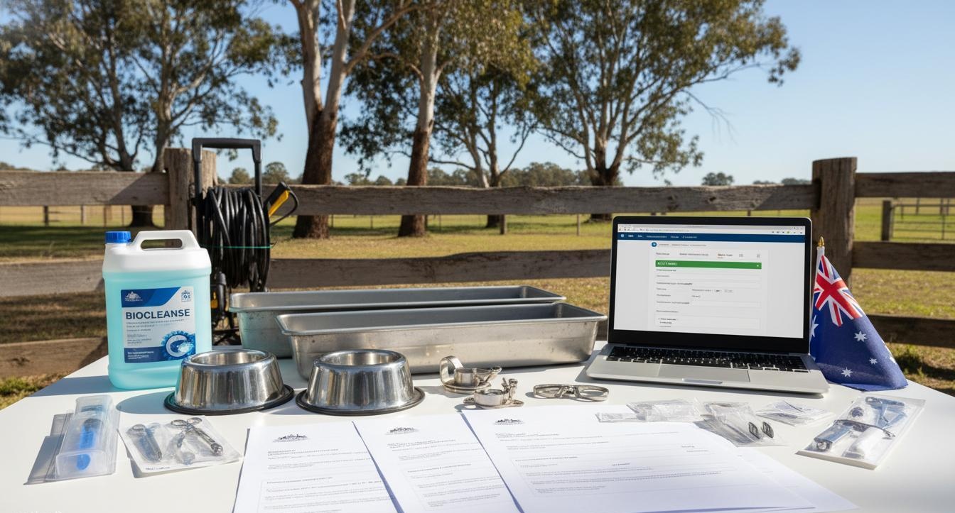 27-Australian Biosecurity Import Conditions for Livestock Equipment BICON Permits and Decontamination Requirements