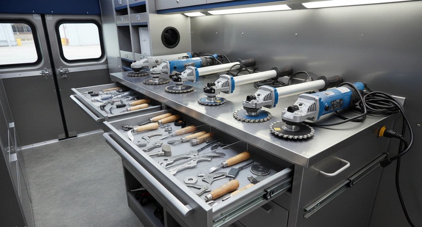 Cattle Hoof Trimming Equipment Wholesale Electric Grinder Specifications for Mobile Trim Teams
