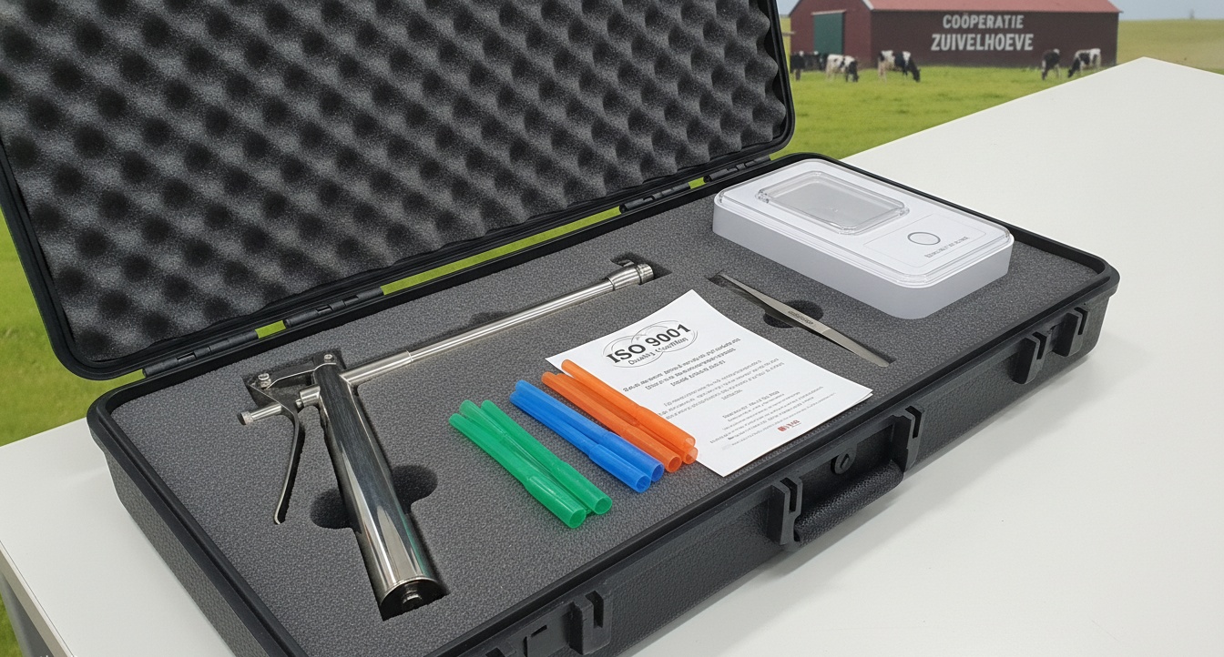 Dutch Dairy Co-ops' AI Kit Bundles ISO 9001 AI Gun + Thaw Unit MOQ 200